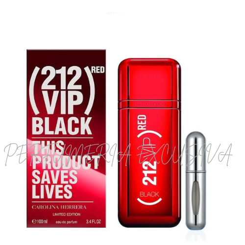 212 vip red black+perfumero